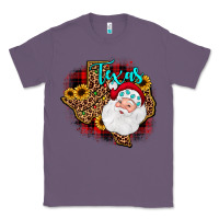 Lavender santa texas map Classic Tee - JahusDesignShop