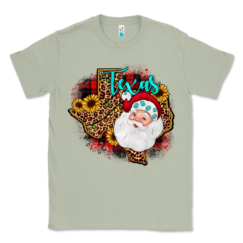 Santa Texas Map Classic Tee by JahusDesignShop | Teevron