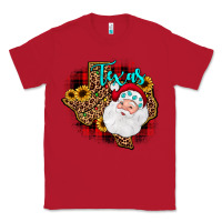 Red santa texas map Classic Tee - JahusDesignShop