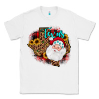 White santa texas map Classic Tee - JahusDesignShop