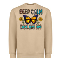 Mushroom keep calm dream on Heavyweight Sweatshirt - CowhideDigitalArt