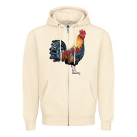 Sandshell New Hampshire Red Rooster Zipper Hoodie - LillyAllenDesigns