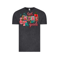 Vintage Black little miss 4 th grade Vintage Tee - AdoDesignShop