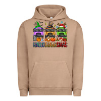 Pigment Burro hallothanksmas school bus Urban Hoodie - texasbilliewilder