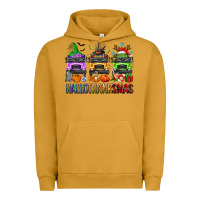 Pigment Peanut Butter hallothanksmas school bus Urban Hoodie - texasbilliewilder