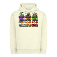 Pigment Pistachio hallothanksmas school bus Urban Hoodie - texasbilliewilder