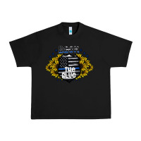 Black back the blue Urban Heavy Tee - CowhideDigitalArt