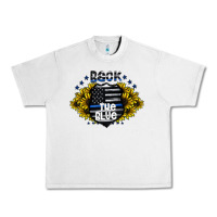 Lunar Rock back the blue Urban Heavy Tee - CowhideDigitalArt