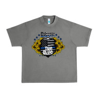 Tornado back the blue Urban Heavy Tee - CowhideDigitalArt