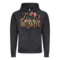 Vintage Black flowers blessed auntie Vintage Hoodie - Zillion Design Studio