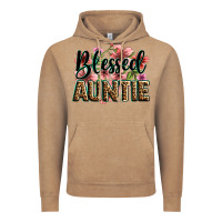 Vintage Coffee flowers blessed auntie Vintage Hoodie - Zillion Design Studio