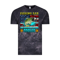 Cloud Black fishing dad like a regular dad but cooler Vintage Tee - HRA Design Shop