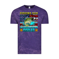 Cloud Purple fishing dad like a regular dad but cooler Vintage Tee - HRA Design Shop