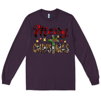 Plum merry christmas Long Sleeve Tee - JahusDesignShop