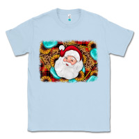Dusty Blue santa background Classic Tee - JahusDesignShop