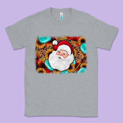 Santa Background Classic Tee Designed By Jahusdesignshop