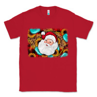 Red santa background Classic Tee - JahusDesignShop