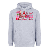 Heather Grey be kind gnome matter what Heavyweight Hoodie - NancyCooperArtShop