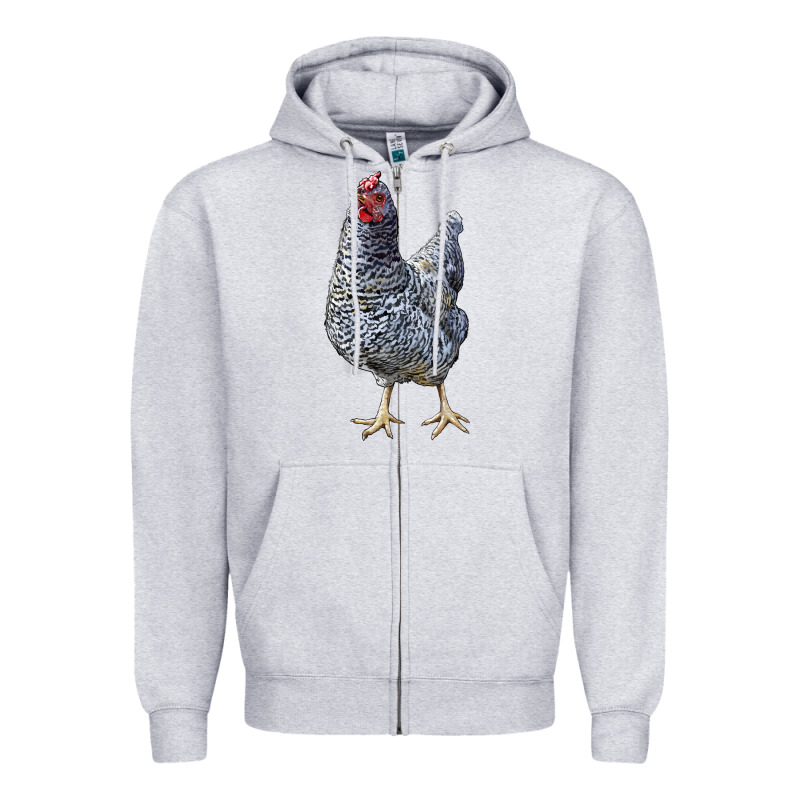 Dominique Chicken Zipper Hoodie by LillyAllenDesigns | Teevron