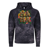 Cloud Black floral leopard mama Vintage Hoodie - Zillion Design Studio