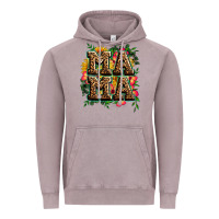 Vintage Zinc floral leopard mama Vintage Hoodie - Zillion Design Studio