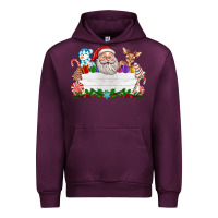 Mauve Wine custom name christmas Urban Hoodie - texasbilliewilder