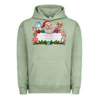 Pigment Oil Green custom name christmas Urban Hoodie - texasbilliewilder