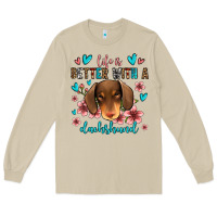 Mushroom life is better with a dachshund Long Sleeve Tee - Jasminsmagicworld