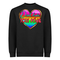 Black dont hide your pride Heavyweight Sweatshirt - HRA Design Shop