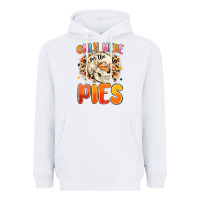 White only here for the pies Heavyweight Hoodie - MaliasSmallBusiness