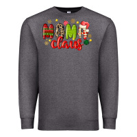 Charcoal Heather mama claus Premium Sweatshirt - MaliasSmallBusiness