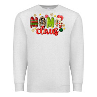 Oatmeal Heather mama claus Premium Sweatshirt - MaliasSmallBusiness