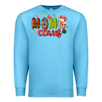 Ocean Blue mama claus Premium Sweatshirt - MaliasSmallBusiness