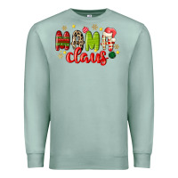 Seafoam mama claus Premium Sweatshirt - MaliasSmallBusiness