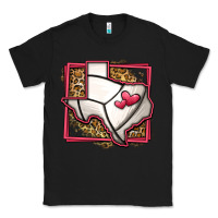 Black leopard volleyball texas map Classic Tee - Jasminsmagicworld