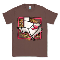 Chestnut leopard volleyball texas map Classic Tee - Jasminsmagicworld