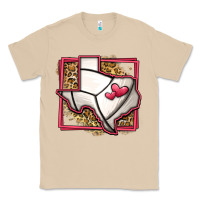 Mushroom leopard volleyball texas map Classic Tee - Jasminsmagicworld