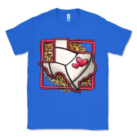 True Royal leopard volleyball texas map Classic Tee - Jasminsmagicworld