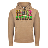 Vintage Coffee feliz navidad with pattern Vintage Hoodie - texasbilliewilder