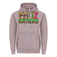 Feliz Navidad With Pattern Vintage Hoodie | Teevron