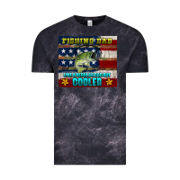 Cloud Black fishing dad like a regular but cooler Vintage Tee - HRA Design Shop
