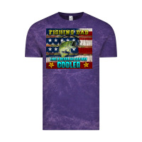Cloud Purple fishing dad like a regular but cooler Vintage Tee - HRA Design Shop