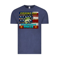 Vintage Denim fishing dad like a regular but cooler Vintage Tee - HRA Design Shop