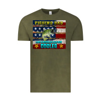 Vintage Olive fishing dad like a regular but cooler Vintage Tee - HRA Design Shop