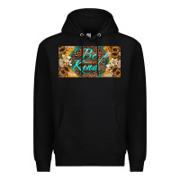 Black be kind bees license plate Premium Hoodie - Artiststas