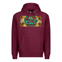 Burgundy be kind bees license plate Premium Hoodie - Artiststas