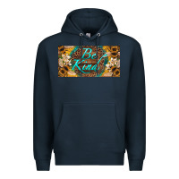 Navy be kind bees license plate Premium Hoodie - Artiststas