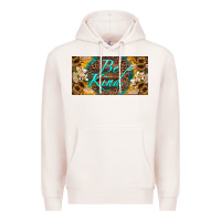 Pale Pink be kind bees license plate Premium Hoodie - Artiststas