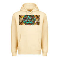 Pina Colada be kind bees license plate Premium Hoodie - Artiststas