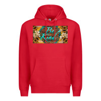 Red be kind bees license plate Premium Hoodie - Artiststas